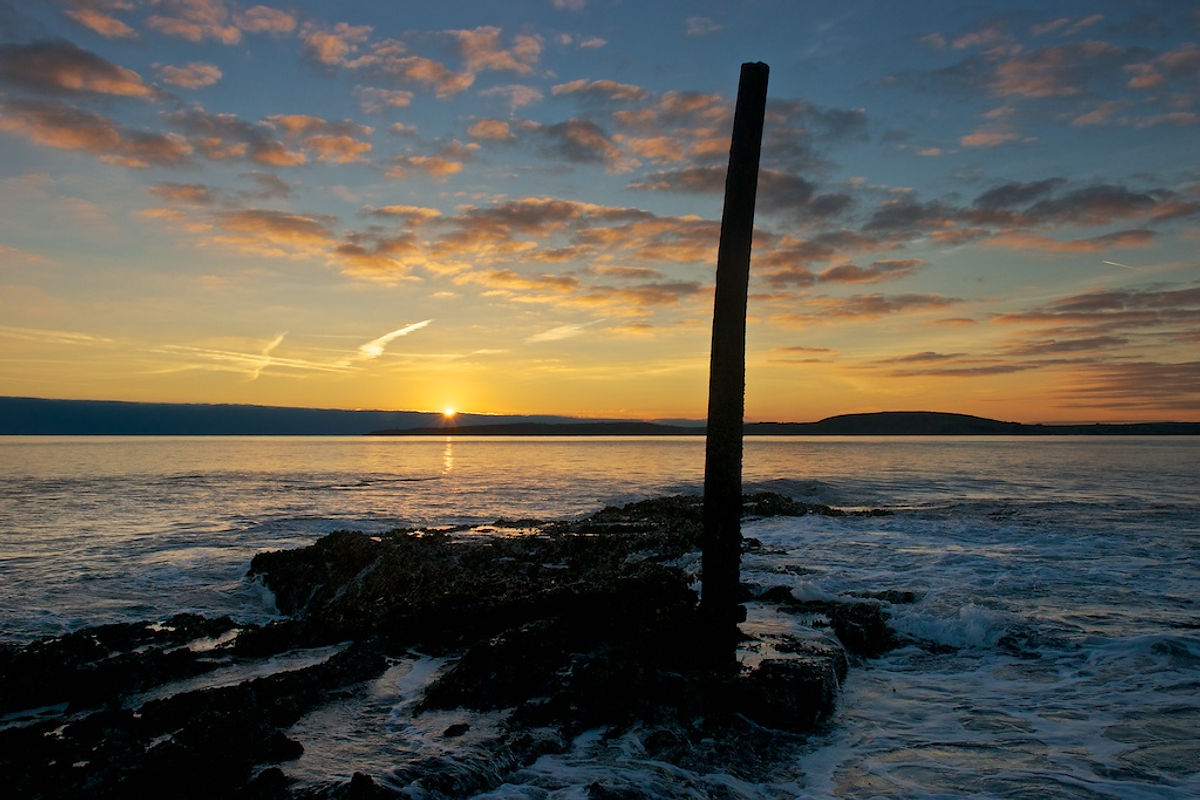 Sunset over the estuary